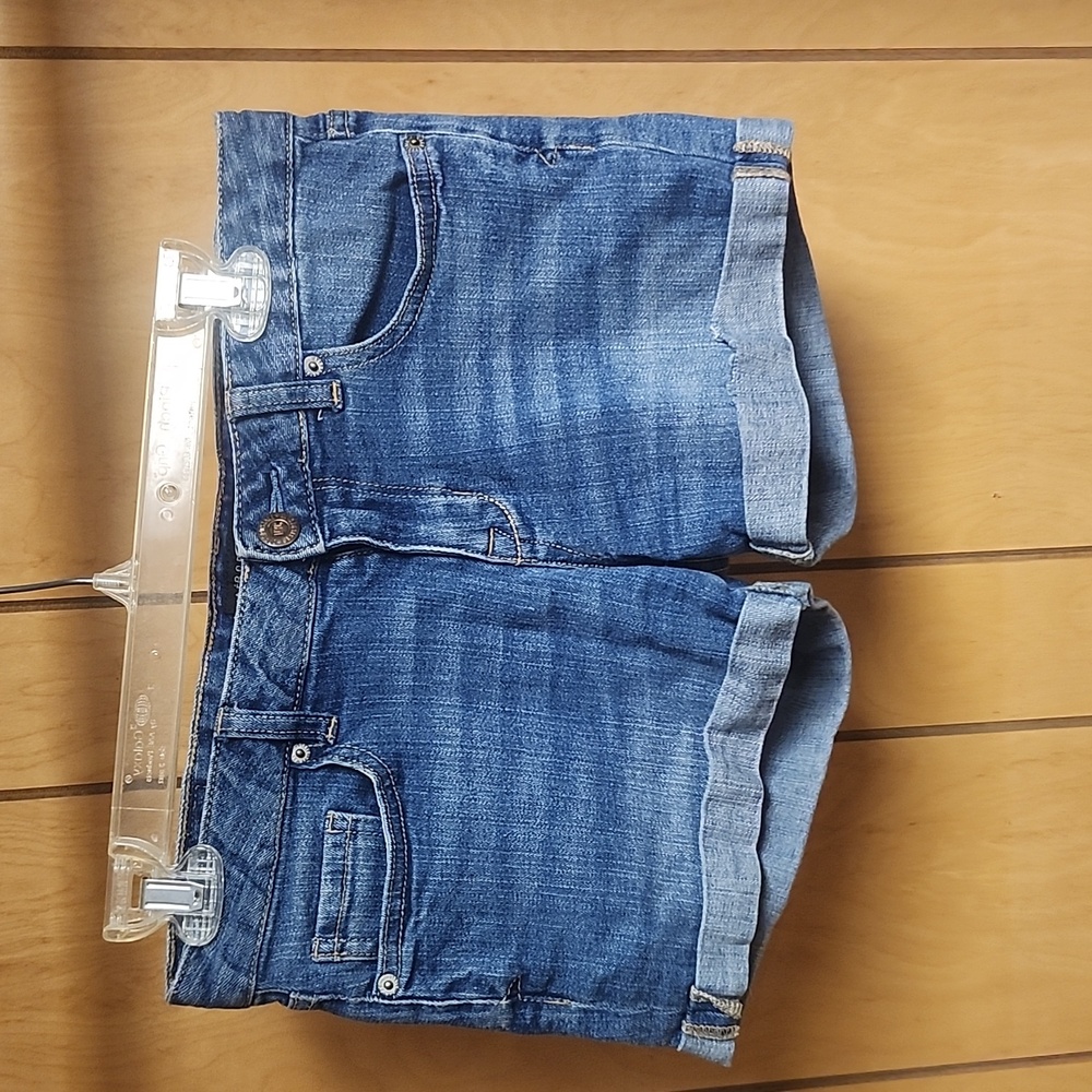 Aeropostale blue jean midi shorts